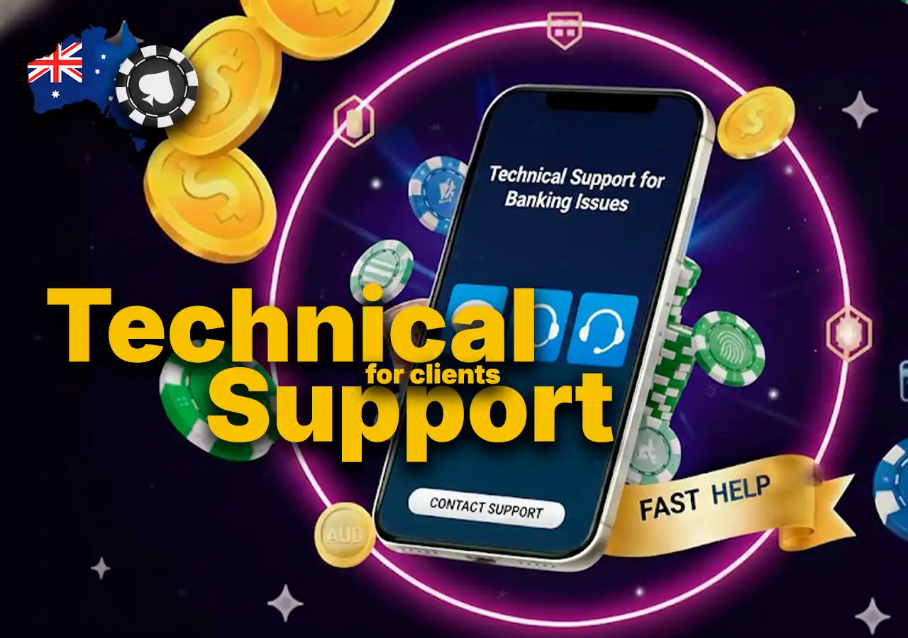 Technical support for casino banking and payment issues